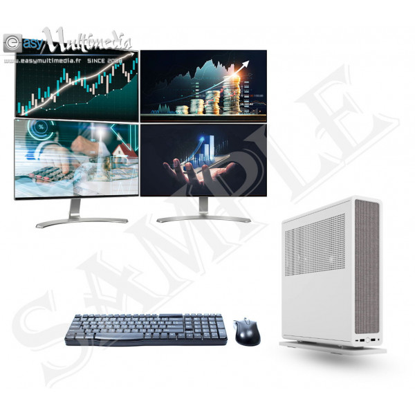 PC Trading 4 Ecrans I7 Multi-Affichages 2024 designare