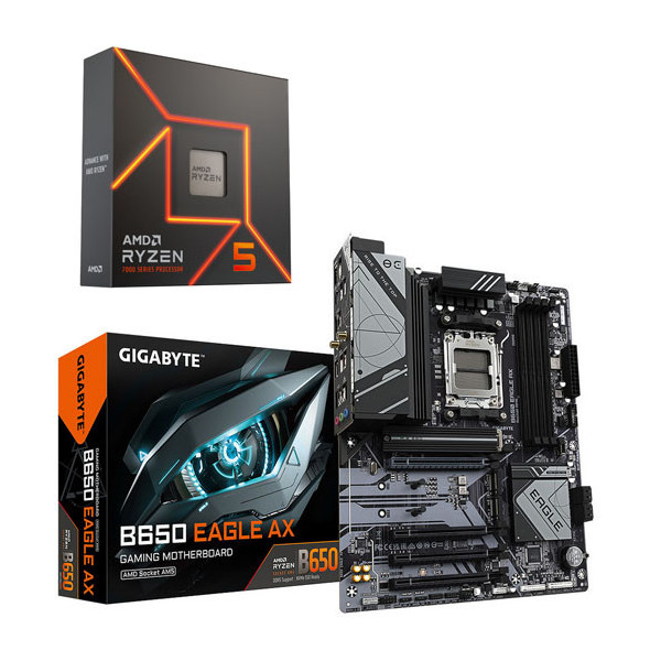 Kit Upgrade PC AMD Ryzen 5 7600X Gigabyte B650 EAGLE AX