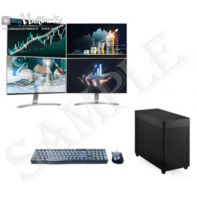 PC Trading 4 Ecrans R7 Multi-Affichages 2025 designare III