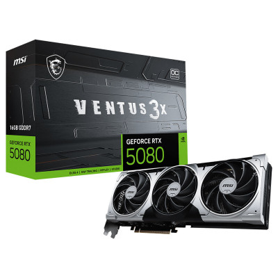 MSI GeForce RTX 5080 16G VENTUS 3X OC PLUS